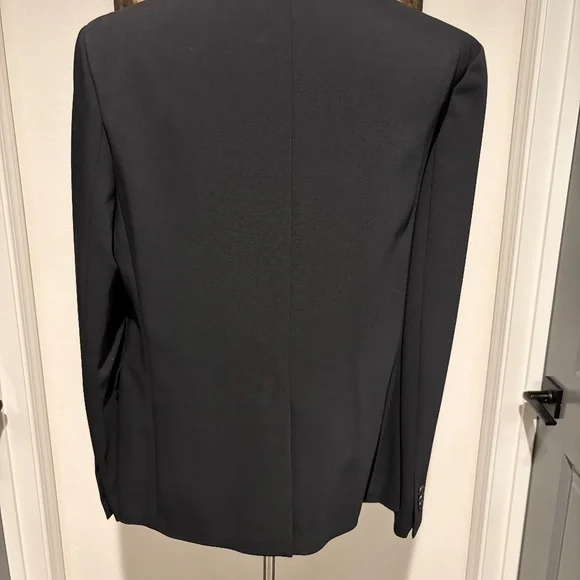 Fendi Mens Sport Coat - with logo embroidered down both sides Black Size 44 - Picture 3 of 6